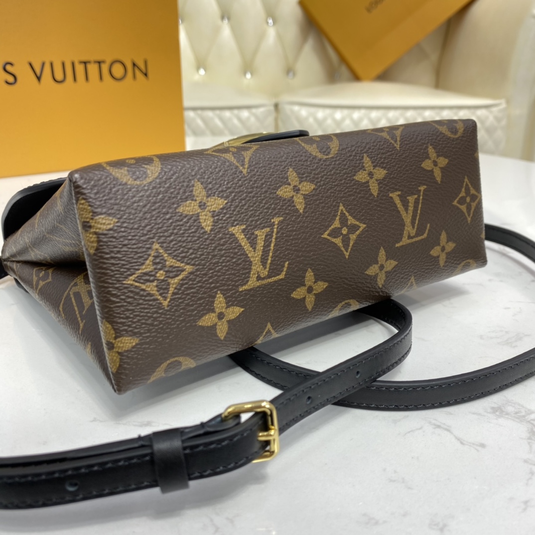 Louis Vuitton LOCKY BB Epi Leather Shoudler Bag M44141 Black